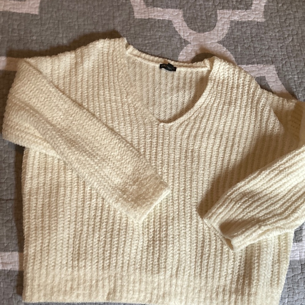 Express White Sweater